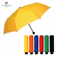 랜드스케이프 3단폰지칼라  옐로우 우산