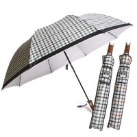 발렌티노루디 2단 체크실버 우산