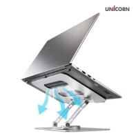 유니콘 360도 회전형 알루미늄 노트북 태블릿 거치대 LP-700S