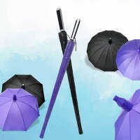 EZ 8K 16K 빗물받이 자바라 우산 장우산