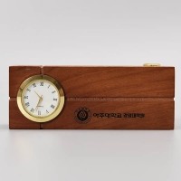 원목 명함꽂이 아나로그 시계 A-018[WD1]