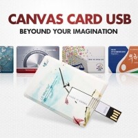 큐인 캔버스 카드형 USB메모리 4GB~128GB